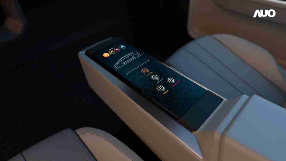 菠菜论坛以人性化设计打造多变形态中控显示(Morphing Center Control)，，不使用时仅平面显示信息，，，，进行操作时，，显示器则会动态隆起，，转变成3D实体按钮，，，并有触觉回馈，，，，展示人机互动新体验